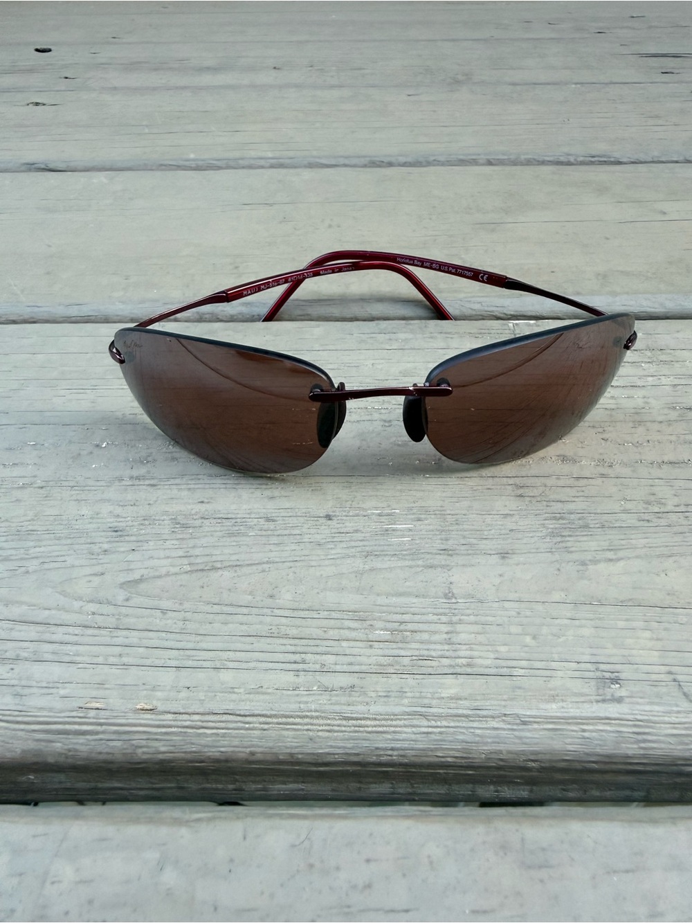 Maui Jim Honolua Bay MJ-516-02 rimless polarized sunglasses - Picture 5 of 16